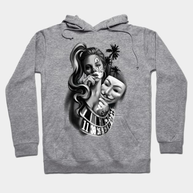 Chicano girl Hoodie by ashmidt